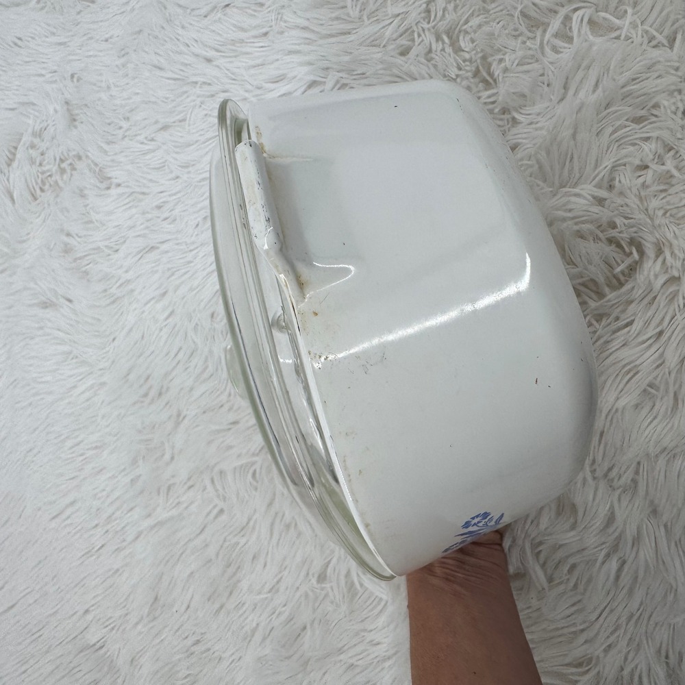 Vintage Corning Ware Blue Cornflower 2.5 Qt Casserole Dish P-2 1/2-B with Lid - Picture 9 of 10
